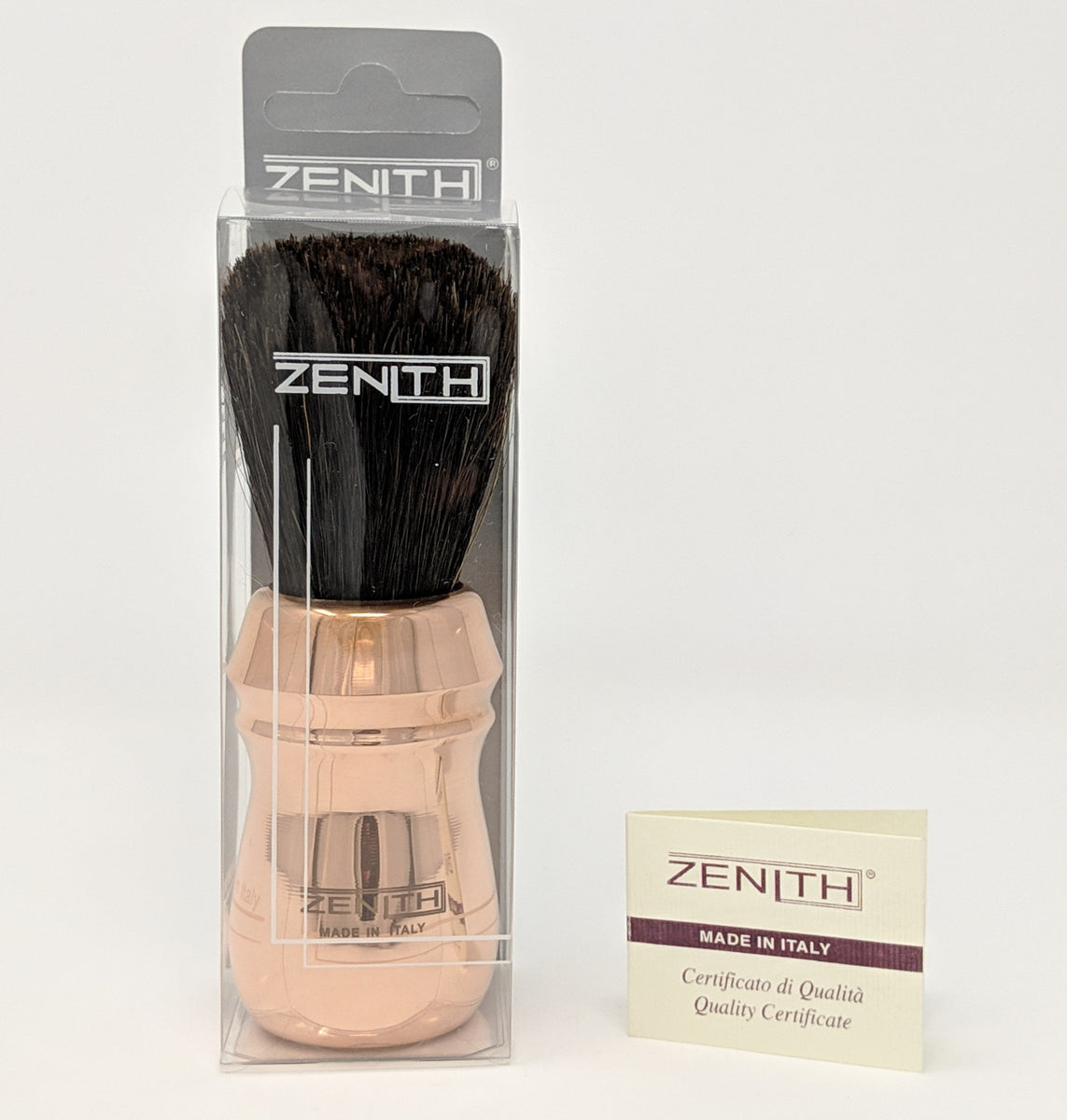 Extra Soft Horse Hair Brush w/Italian Barber Handle in Resin by Zenith –  The Gentle Shave